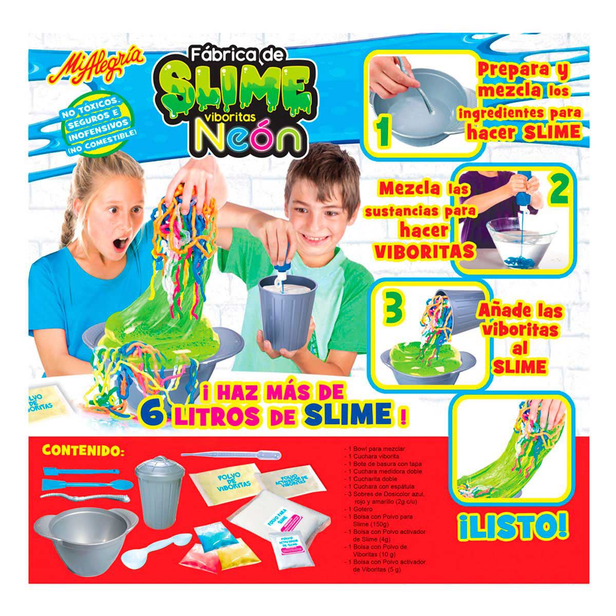 Fábrica de slime mi alegria instructivo hot sale