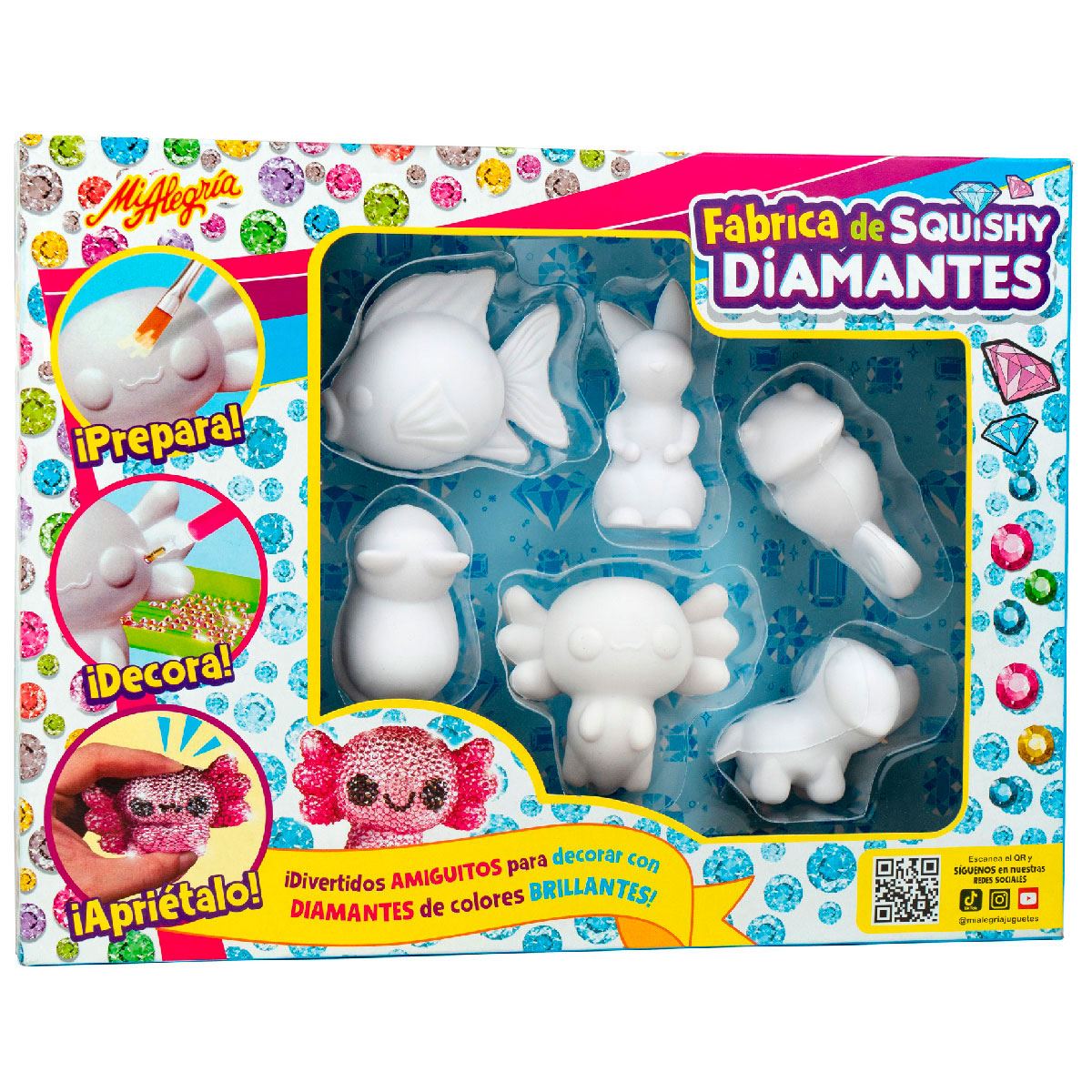 Fabrica De Squishies De Mascotas Fabrica De Skuishies Hello Kitty Mi  Alegria Multicolor 2401 La