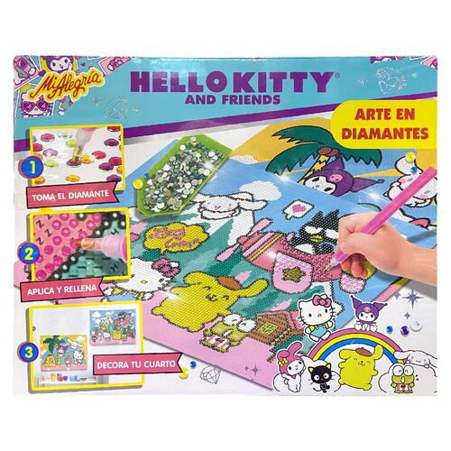 Arte en Diamantes Hello Kitty and Friends Mi Alegría