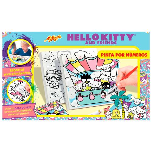 Pinta por Número Hello Kitty and Friends Mi Alegría