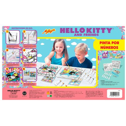 Pinta por Número Hello Kitty and Friends Mi Alegría