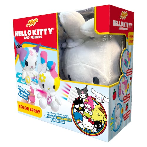 Set Peluche Color Spray My Melody Hello Kitty and Friends Mi Alegría