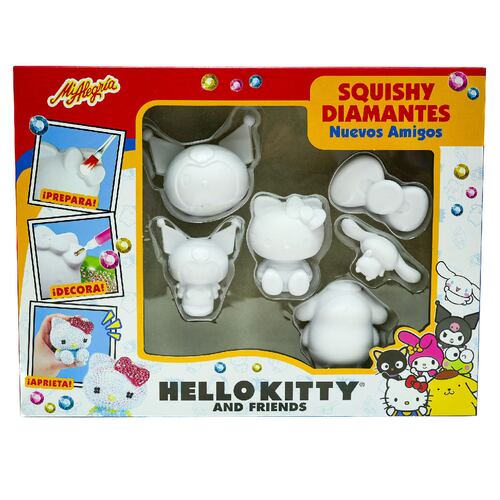 Fábrica de Squishy Diamantes Nuevos Amigos Hello Kitty and Friends Mi Alegría