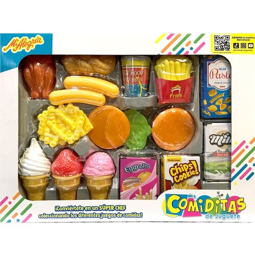 Set De Comidas Hamburguesa 2233-3 Mi Alegría