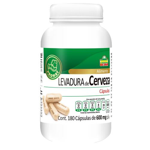 Levadura de Cerveza 180 Cápsulas