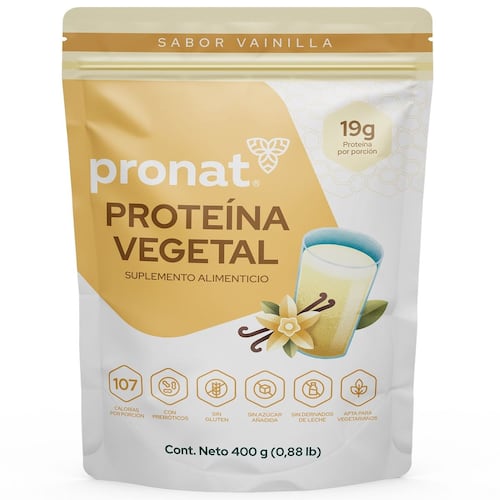 Pronat Proteína Vegetal Vainilla 400g