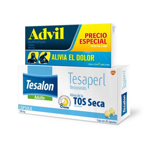 Tesalon Perlas + Advil