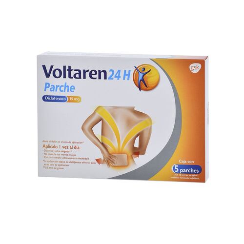 Voltaren 24H Parches 5pzas 15mg
