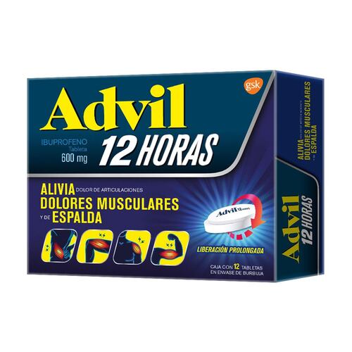 ADVIL 12 HRS 12 TAB 600MG
