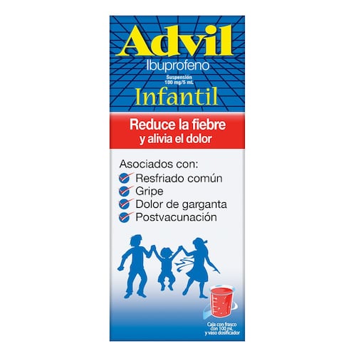 Advil Infantil Frutas Suspensión 100mg/5ml