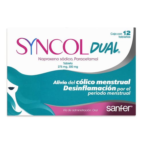 SYNCOL DUAL 275/300MG 12 TA