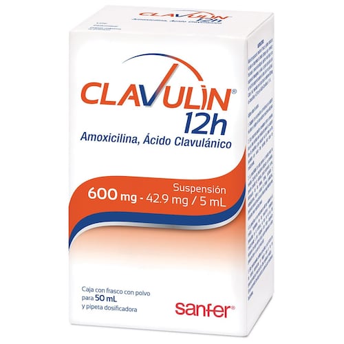 Clavulin 12h susp 600-42.9mg