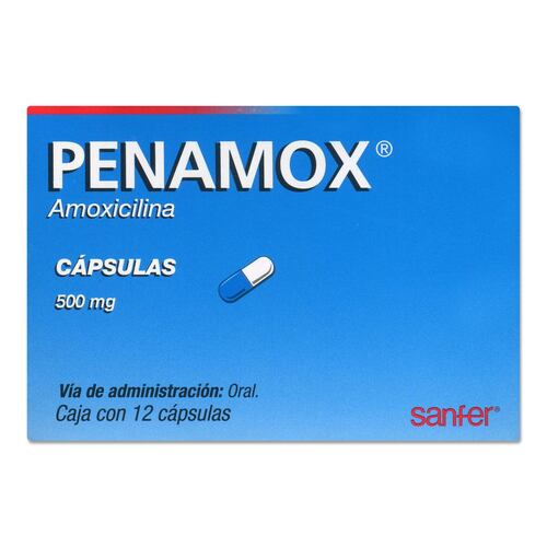 Penamox 500 Mg Caps 12