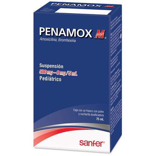 Penamox m susp 75ml 500mg/5ml