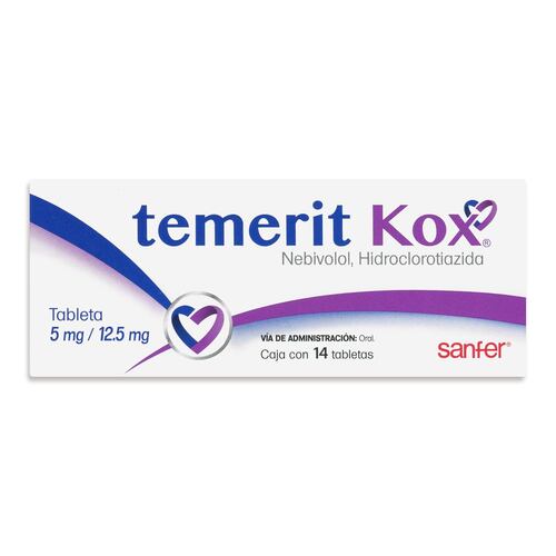 Temerit Kox 5 Mg/12.5mg  14 Tab