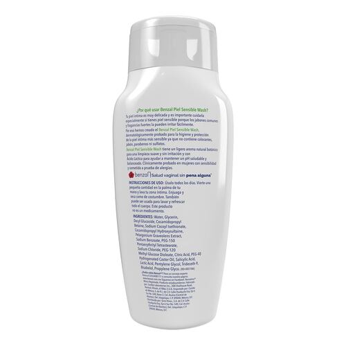 Shampoo Íntimo Piel Sensible Benzal 240ml