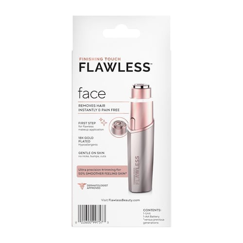 Removedor de Vello Facial Finishing Touch Flawless Rosé