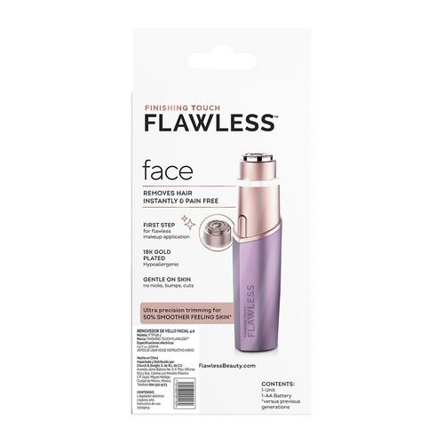 Removedor de Vello Facial Flawless Lavanda Glow 4.0