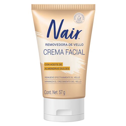 Crema Depiladora Facial con Aceite de Almendras Nair