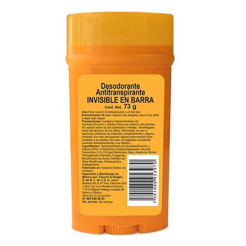 Desodorante en Barra Ultra Max Fresh Arm & Hammer 73 gr