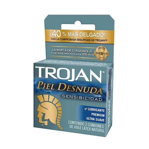 Trojan Piel Desnuda con 3 Preservativos