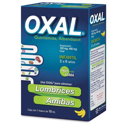 Oxal susp 10ml 100/400mg inf