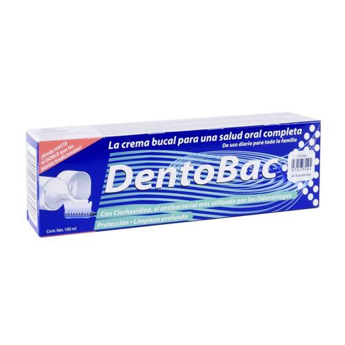 Crema Dental Dentobac 100 ml