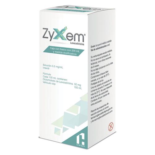 Zyxem  5mg con 200 ml