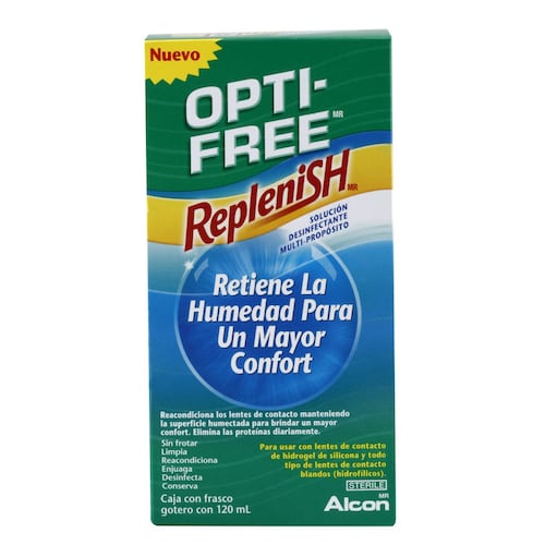 Solución Opti Free  Replenish 120 ml