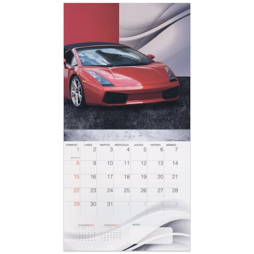 Calendario 2017 Autos