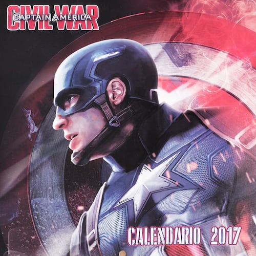 Calendario 2017 Capitan America