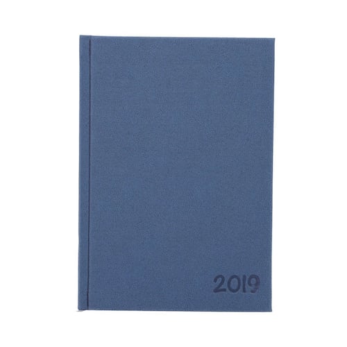 Agenda 2019 sencilla azul