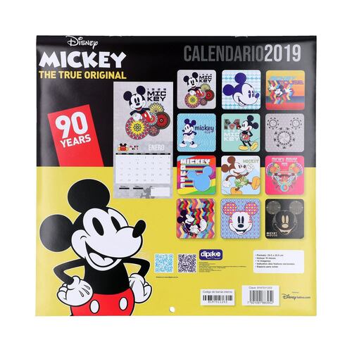 Calendario 2019 Mickey Mouse