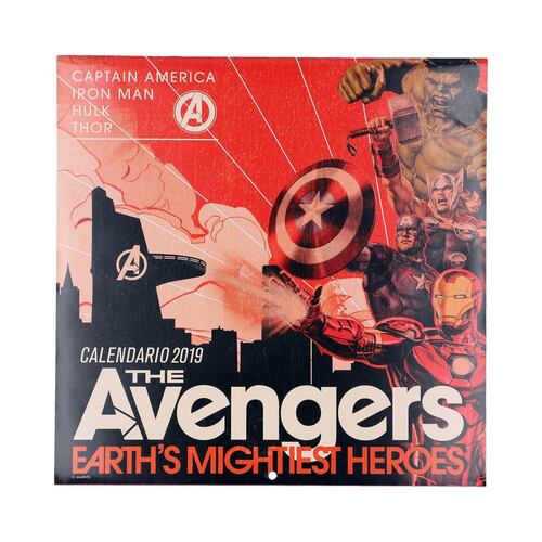 Calendario 2019 Avengers