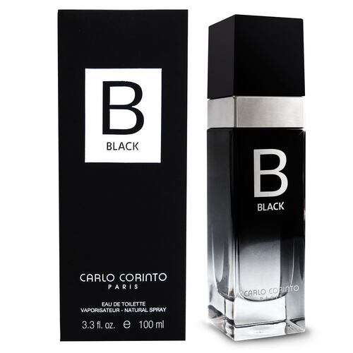 Fragancia Para Caballero Black de Carlo Corinto 100 ML
