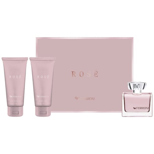 Set Fragancia para Mujer Ferrioni Rose EDT 100ml