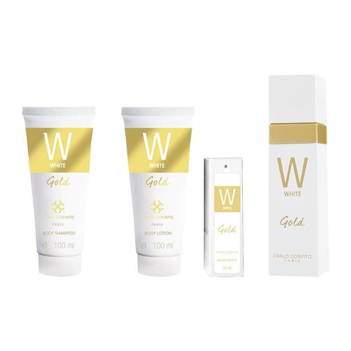 Set Fragancia para Mujer Carlo Corinto White Gold EDT 100 ml