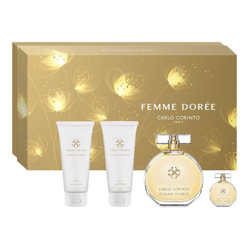 Set Fragancia para Mujer Carlo Corinto Femme Doreé EDT 100 ml