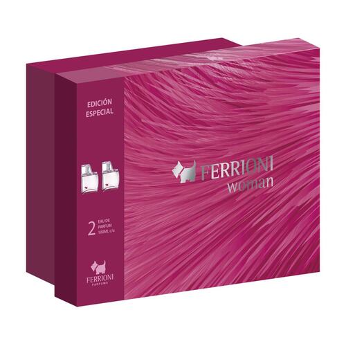 Set Dama Ferrioni Bundle Woman Eau de Parfum 100 ml + Eau de Parfum 100 ml