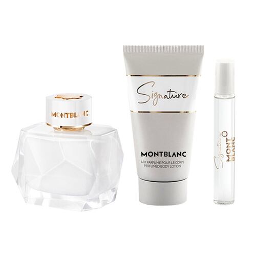 Set Fragancia para Mujer Montblanc Signature 90 ml EDP 7.5 ml + Crema Corporal 100 ml