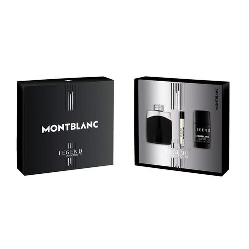 Set Fragancia para Hombre Montblanc Legend EDT 100 ml + EDP 7.5 ml + Desodorante en Barra 7.5g