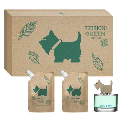 Set para Mujer Ferrioni Green For Her EDT 100ml
