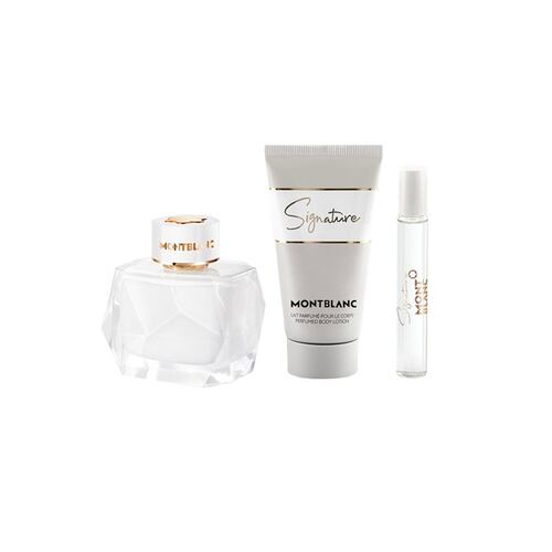 Estuche para Mujer Montblanc Signature 90ml EDP + EDP 7.5ml + Body Lotion 100ml