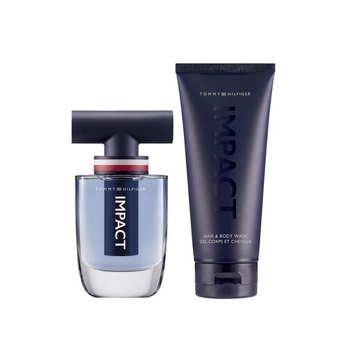 Estuche Fragancia para Hombre Tommy Hilfiger Impact 100ml + Shower Gel 100ml + Vial 4ml