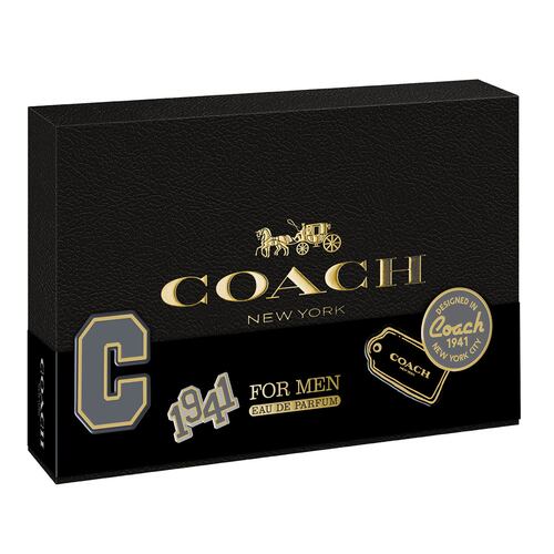 Estuche Fragancia Coach Man Eau De Parfum  100 Ml + Perfumero Eau De Parfum 15 Ml  + Shower Gel  100 Ml Para Caballero