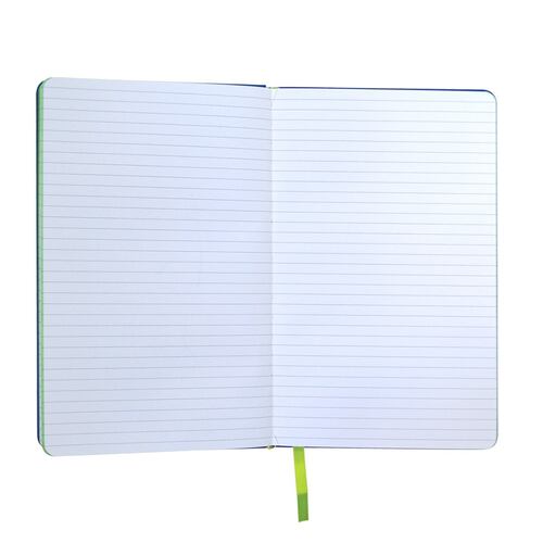 Libreta de Notas Rayas Fashion Pasta Dura Morada Frase