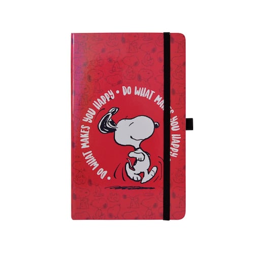 Libreta de Notas Rayas Tucson Pasta Dura Snoopy You Happy