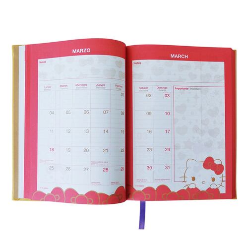 Agenda Danpex Hello Kitty mostaza