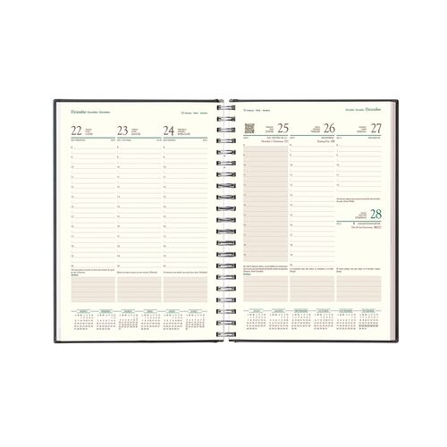Agenda Semanal con Doble Espiral Ecológica Nature Gris Oxford Danpex