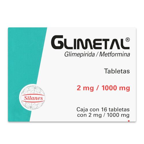 Glimetal T 16 1000mg/2mg